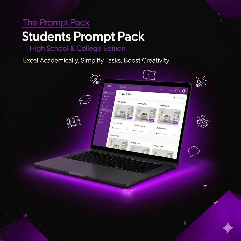 Students Prompt Pack — High School & College Edition