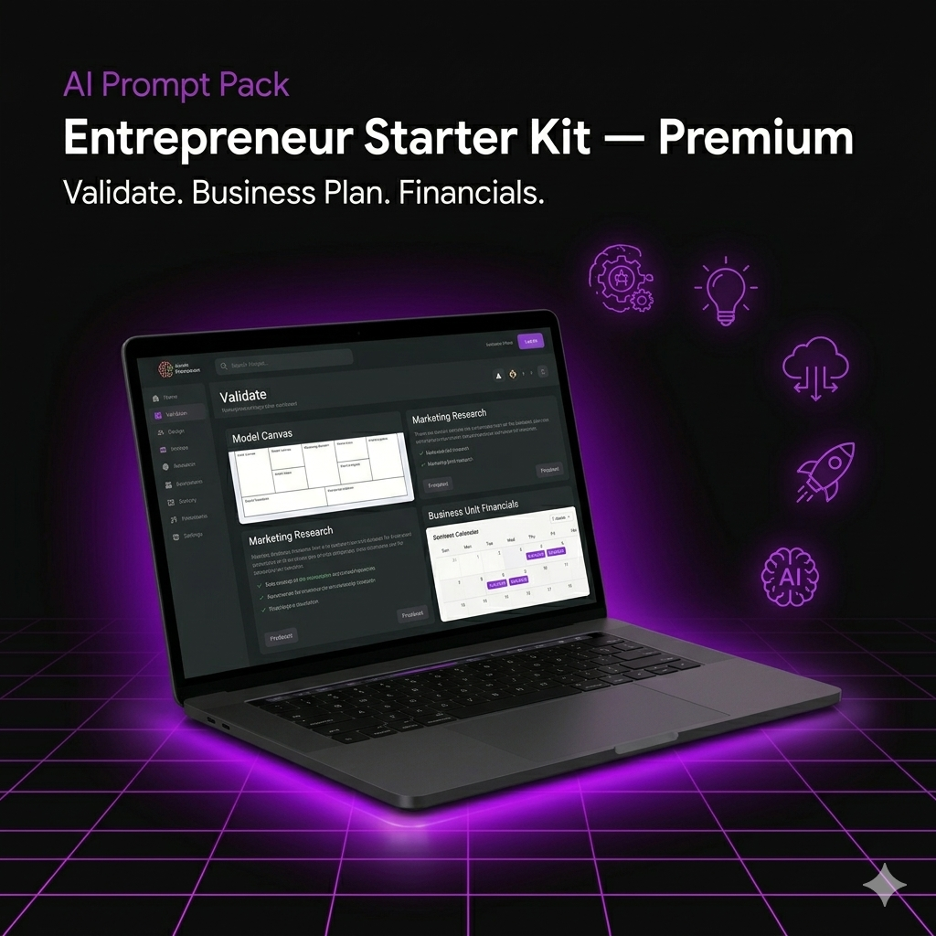 Entrepreneur Starter Kit — Premium